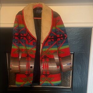 Pendleton Multicolor Tribal Pattern Coat